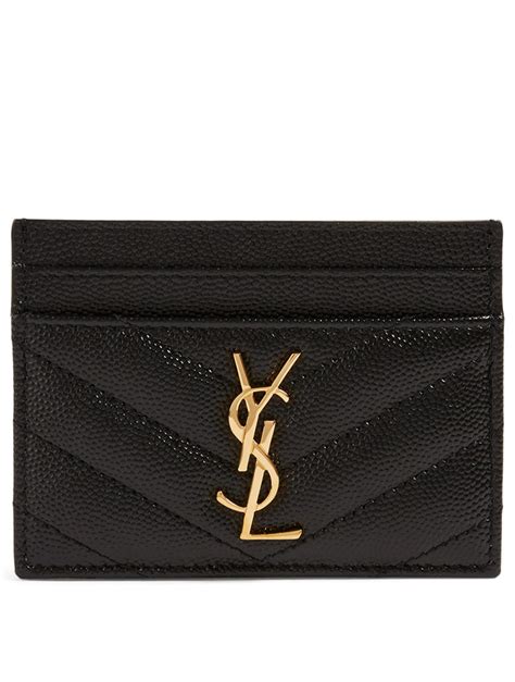 ysl 1970s card holder|YSL monogram wallet price.